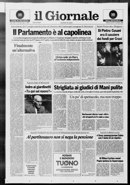 Il giornale : quotidiano del mattino